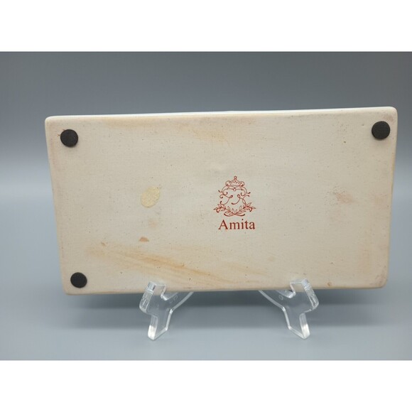 Amita Cute Monkey Family Trinket Soap Jewelry Dish Jungle Scene - Picture 3 of 6